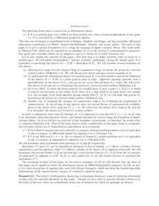 Introduction The following thesis plays a central role in deformation theory: (∗) If X is a moduli space over a field k of characteristic zero, then a formal neighborhood of any point x ∈ X is controlled by a differe