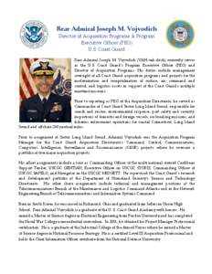 Program Executive Officer / Ronald J. Rabago / Organization of the United States Coast Guard / Military personnel / Year of birth missing / United States