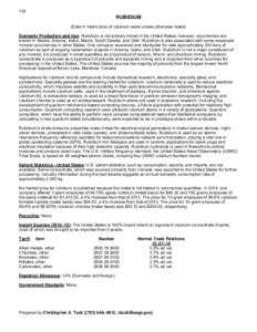 Mineral Commodity Summaries 2015