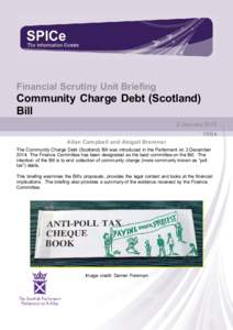 Community Charge Debt (Scotland) Bill