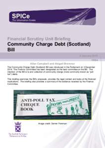 Insolvency / Collection agency / Debt collection / Bankruptcy / Community Charge / Debt / Local government in Scotland / Council Tax / Debt settlement / Economics / Personal finance / Financial economics