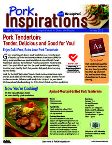 Vol. 2 - Issue 1 Inspired Ideas for Dinner and Beyond
