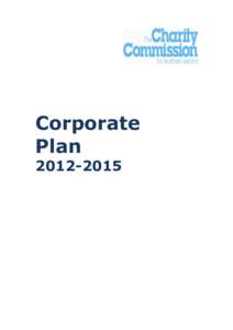 Corporate Plan Contents