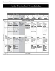 30	  EAS 2013 Monday Morning Short Course Schedule