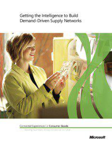 Getting the Intelligence to Build Demand-Driven Supply Networks