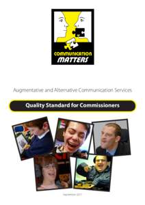 Augmentative and Alternative Communication Services  Quality Standard for Commissioners September 2011