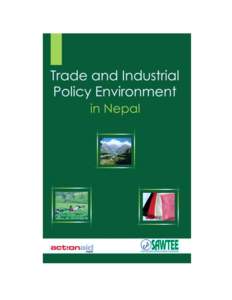 Neoliberalism / Kathmandu / Aid / Nepal Rastra Bank / Economics / International economics / Business / Outline of Nepal / Foreign relations of Nepal / Import substitution industrialization / Industrial policy / International trade