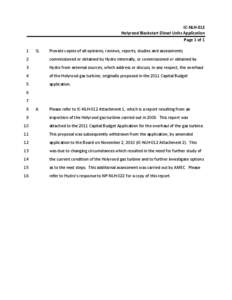 IC‐NLH‐012  Holyrood Blackstart Diesel Units Application  Page 1 of 1  1   Q. 