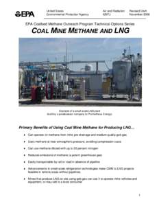 Coal Mine Methane and LNG
