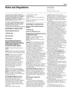 6577 A Federal Register Vol. 73, No. 24 Tuesday, Feb 05, 2008