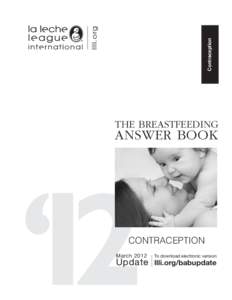 Contraception  THE BREASTFEEDING ANSWER BOOK