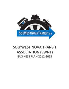 SC TRANSPORTATION SOCIETY ( DBA SOU’WEST NOVA TRANSIT [SNT]  )