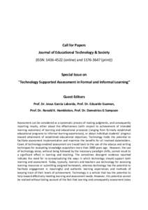 Evaluation methods / Formative assessment / Educational assessment / E-learning / Summative assessment / Educational technology / STAR / Education / Educational psychology / Evaluation