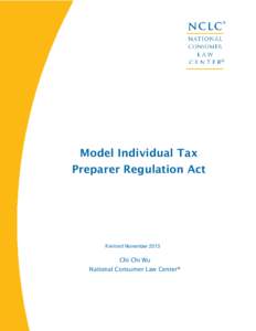 Model Individual Tax Preparer Regulation Act