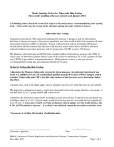 Microbiology / Mantoux test / Latent tuberculosis / Tuberculin / Tine test / Mycobacterium tuberculosis / Tuberculosis classification / Heaf test / Tuberculosis / Medicine / Bacteria