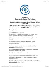 SPARC_DA2010[removed]:14 AM SPARC Data Assimilation Workshop