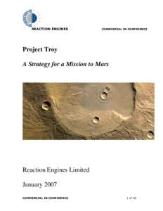 Mars Direct / Exploration of Mars / Reaction Engines Limited / NASA Design Reference Mission 3.0 / Spacecraft / Mars program / Mars Express / Shuttle-Derived Launch Vehicle / Mars / Spaceflight / Space technology / Human spaceflight