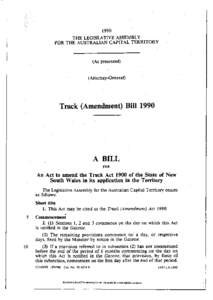 1990 THE LEGISLATIVE ASSEMBLY FOR THE AUSTRALIAN CAPITAL TERRITORY (As presented) (Attorney-General)