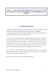 Declaration de Marseille  FR