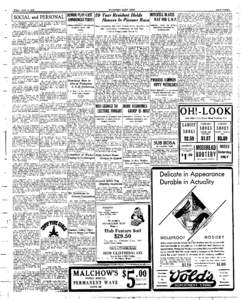 MOORHEAD DAILY NEWS  ï^riday, April 17, 1931 PAGE THREE