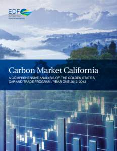 Carbon Market California A COMPREHENSIVE ANALYSIS OF THE GOLDEN STATE’S CAP-AND-TRADE PROGRAM / YEAR ONE 2012–2013 Carbon Market California