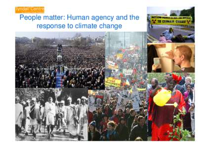People matter: Human agency and the response to climate change Greenhouse gas abatement curve  Surveys of awareness and attitudes