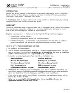 Mobility Bus – Application Transit, 2001 Sherwood Drive, Sherwood Park, Alberta T8A 3W7 Phone[removed]Page 1 of 11)