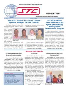 SCIENCE AND TECHNOLOGY CORPORATION  NEWSLETTER ... An Innovative Advanced Technology Company Vol. 16, No. 1