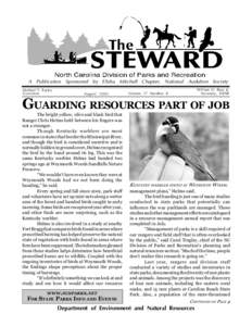 A Publication Sponsored by Elisha Mitchell Chapter, National Audubon Society Michael F. Easley Governor August 2003