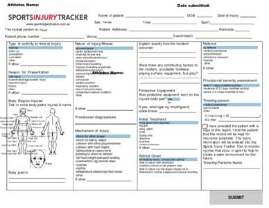 Microsoft Wordinjury report form for website AS.doc
