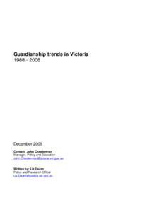 Guardianship trends in Victoria[removed]
