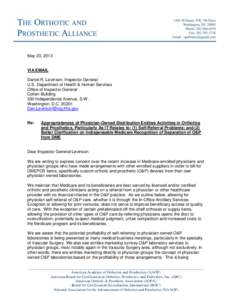 O&P Alliance Letter to D. Levinson, Inspector General (D0478204).PDF