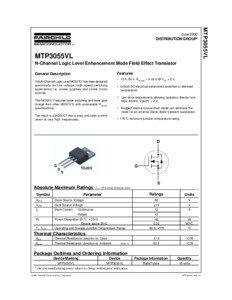 MTP3055VL N-Channel Logic Level Enhancement Mode Field Effect Transistor