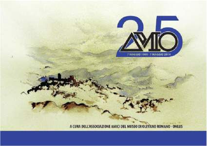 In copertina Novosseletz, Nikolay Olevano da nord – 1991 Acquerello cm 51 x 71 Collezione AMO