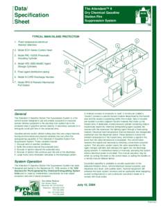 Data/ Specification Sheet The Attendant™ II Dry Chemical Gasoline