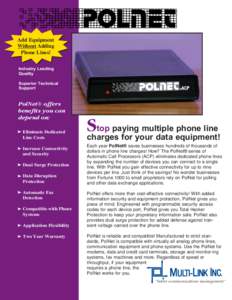 Polnet ACP  Flyer -  Multi Port Line Sharing