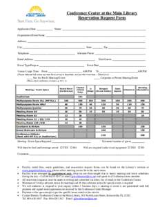 Microsoft Word - Conference Reservation Request form