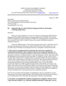 CENTER FOR PUBLIC ENVIRONMENTAL OVERSIGHT A project of the Pacific Studies Center 278-A Hope Street, Mountain View, CA 94041 Voice: 650-961-8918 or 650-969-1545 Fax: 650-961-8918 <lsiegel@cpeo.org>  http://www.cpeo.org