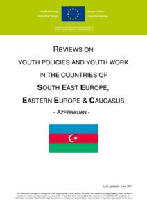 Ministry of Culture and Tourism / Youth work / Ministry of Youth and Sports / Azerbaijani Students and Alumni International Forum / Asia / Azerbaijan / Caucasus