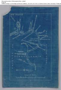 Plan showing section of Monongahela River, undated Folder 28 CONSOL Energy Inc. Mine Maps and Records Collection, [removed], AIS[removed], Archives Service Center, University of Pittsburgh 