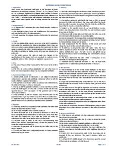 IH TERMS AND CONDITIONS 1. Application These Terms and Conditions shall apply to the purchase of goods detailed on the attached quotation (“Goods”) by you (“Buyer”) from IH LTD a company registered in Scotland un