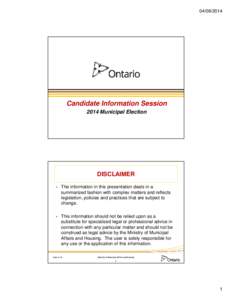 Ontario municipal elections / Greater Sudbury municipal election