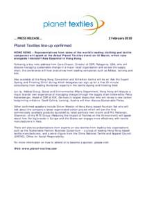       ... PRESS RELEASE...   2 February 2010 