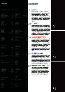 INDEX  CONTENTS Adelaide Resources	 53