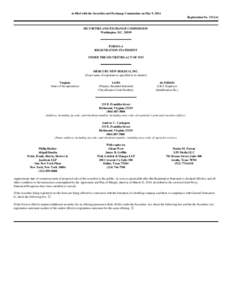 As filed with the Securities and Exchange Commission on May 9, 2014 Registration No. 333-[●] SECURITIES AND EXCHANGE COMMISSION Washington, D.C[removed]