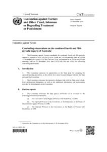 International relations / Torture / Optional Protocol to the Convention on the Elimination of All Forms of Discrimination against Women / Convention on the Rights of Persons with Disabilities / Convention on the Rights of the Child / Human rights in the United Kingdom / Human rights in Germany / Ethics / Law / Human rights instruments