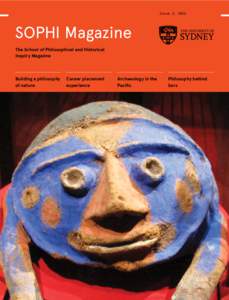 Issue 2, 2016  SOPHI Magazine The School of Philosophical and Historical Inquiry Magazine