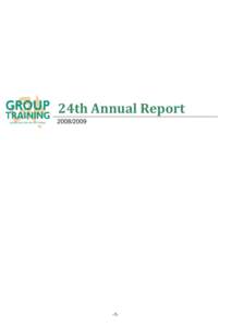 24th	
  Annual	
  Report	
  	
    [removed]-