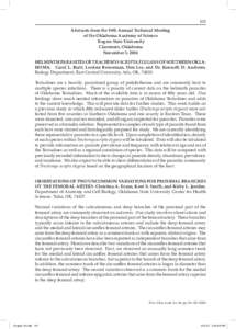 ABSTRACTS of papers presented at the 2006 Technical Meeting