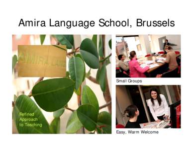 Amira Language School Brussels Photo Presentation